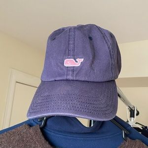 Vineyard Vines Whale Logo Baseball Hat, Navy